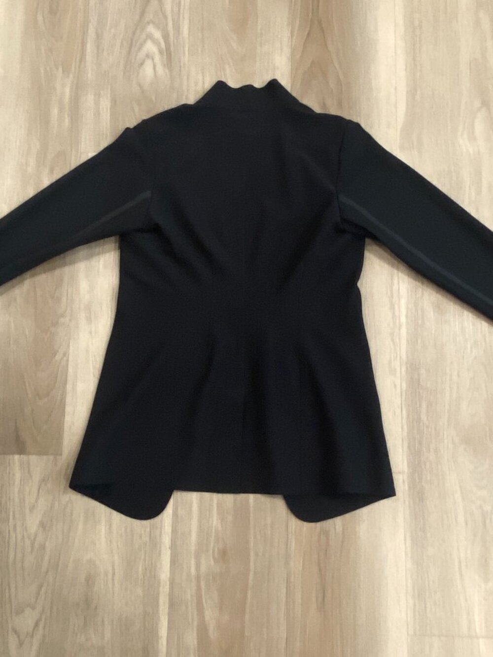 Athleta Cosmic Blazer Black XSP Petite Stretch Travel Work Athleisure Jacket - Picture 2 of 11